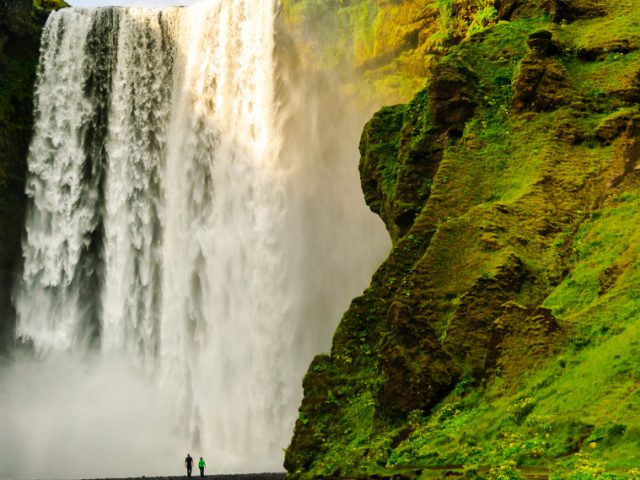 Travel info for Skogafoss waterfall in Iceland